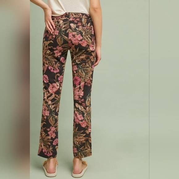 Anthropologie Chino Relaxed Printed Chino Pants 26 - Picture 5 of 10